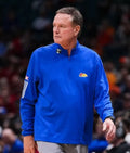 Bill Self 2025 Players Era Tournament Half Zip Blue Jacket
