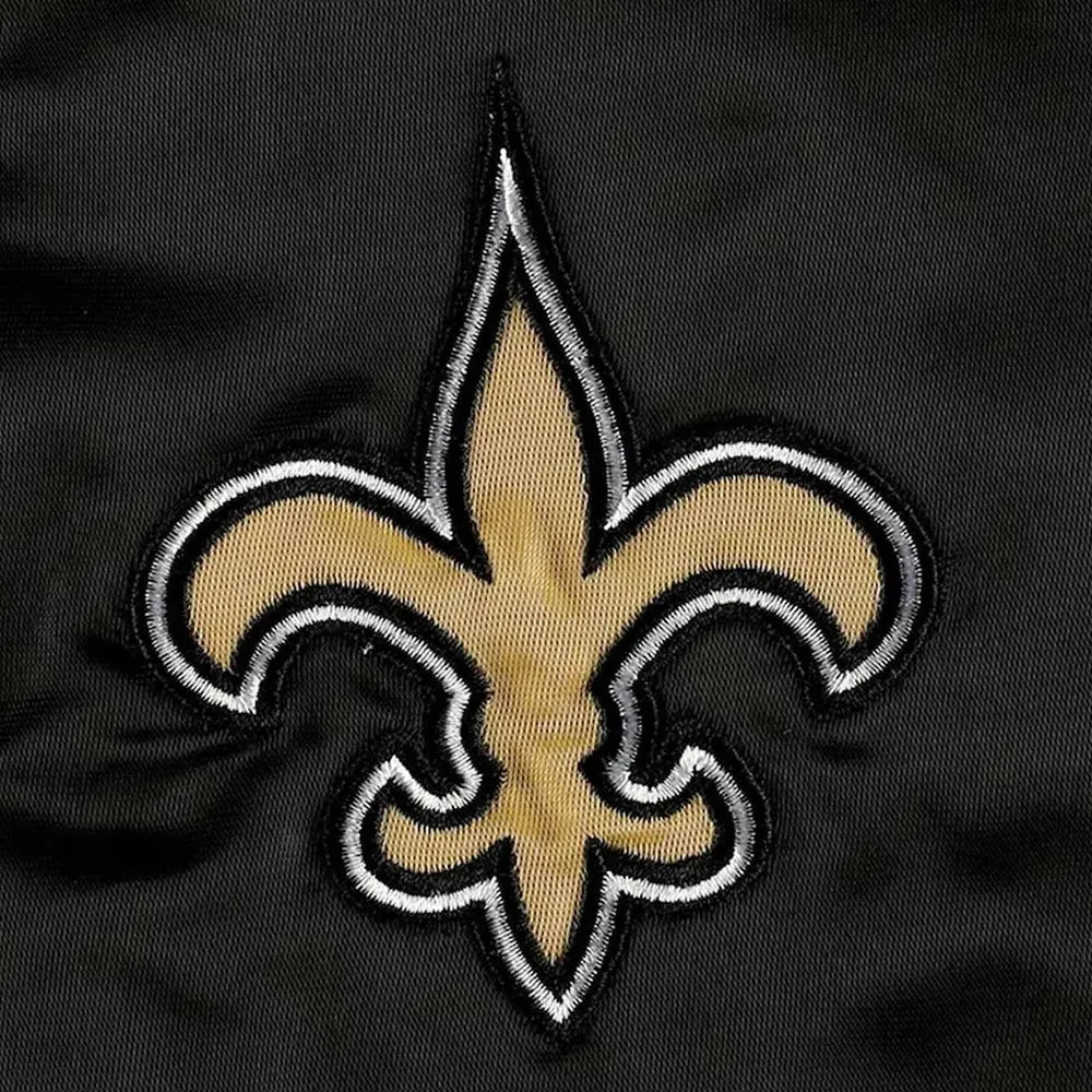 Black Line Up New Orleans Saints Jacket
