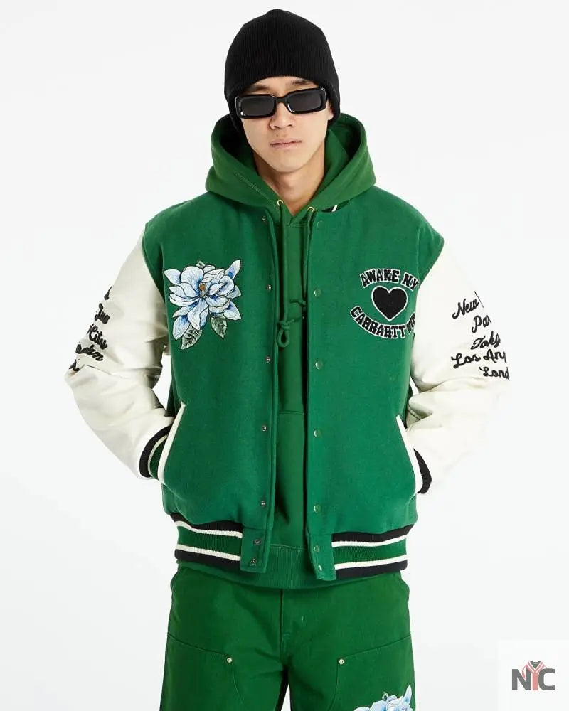 Bomber Awake NY x Carhartt WIP Teddy Jacket Clanton Jacket