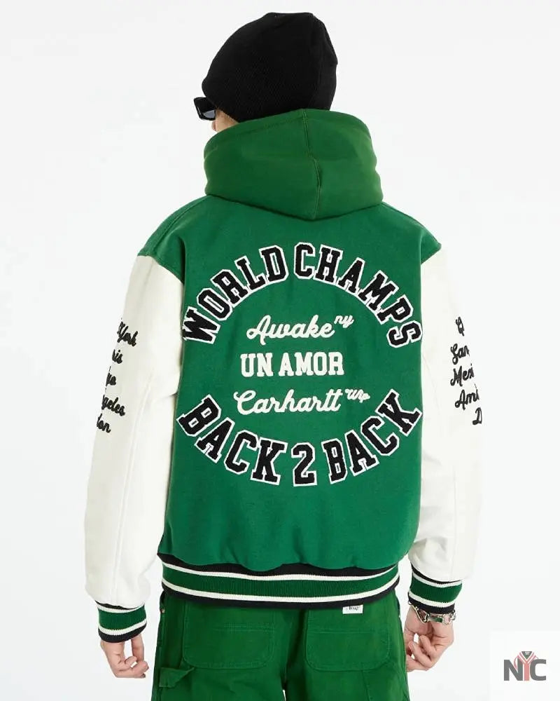Bomber Awake NY x Carhartt WIP Teddy Jacket Clanton Jacket