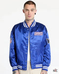 Bomber New Era New York Giants NFL Satin Bomber Jacket Clanton Jacket