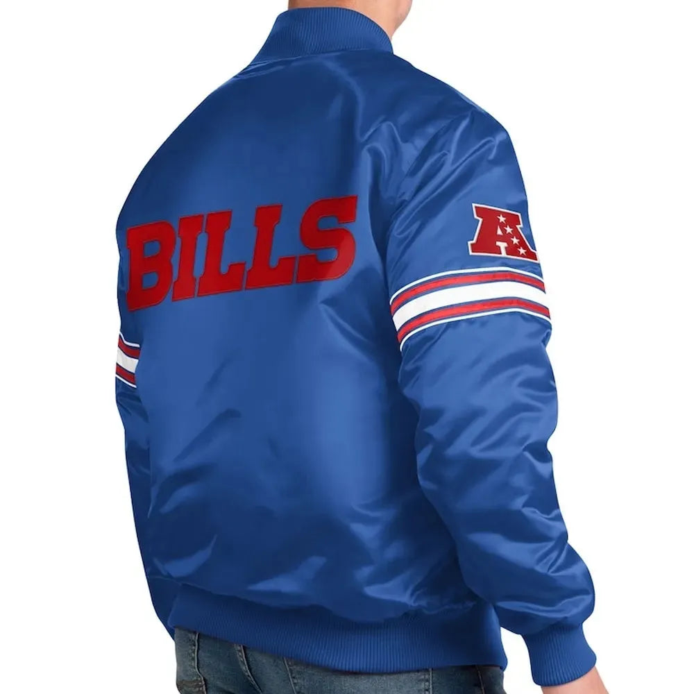 Bomber Buffalo Bills Royal Blue Jacket