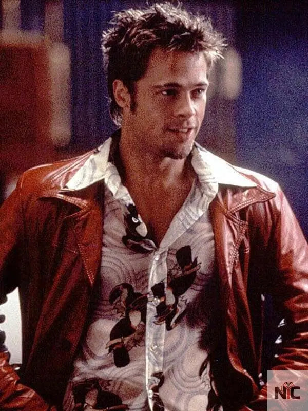 Brad Pitt Fight Club Jacket Clanton Jacket
