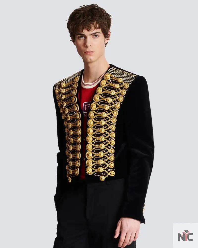 Brandenburg Jacket With Embroidery Clanton Jacket