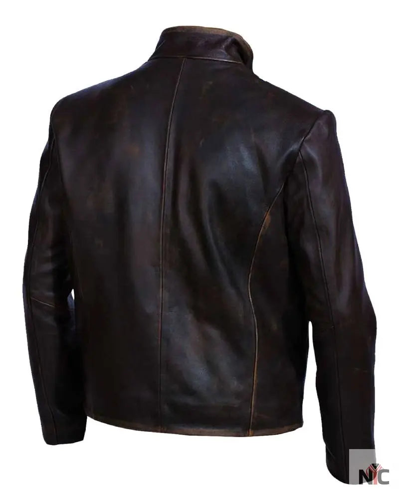 Brent Biker Leather Jacket Clanton Jacket