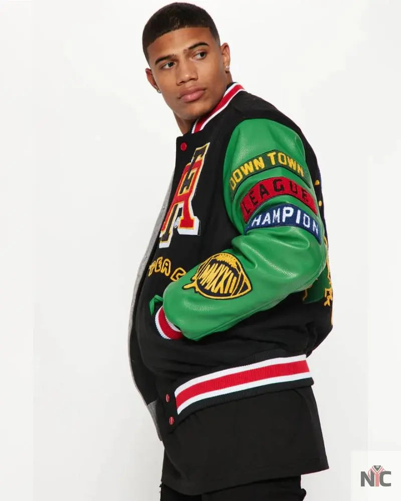 Bright Future Colorblock Varsity Jacket Clanton Jacket