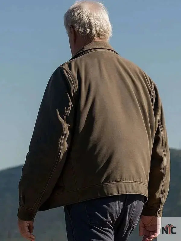 Bryan Brown The Travellers Green Jacket Clanton Jacket