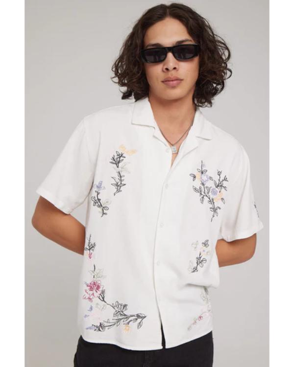 Neighbours 2025 Xavier Molyneux White Resort Shirt Clanton Jacket