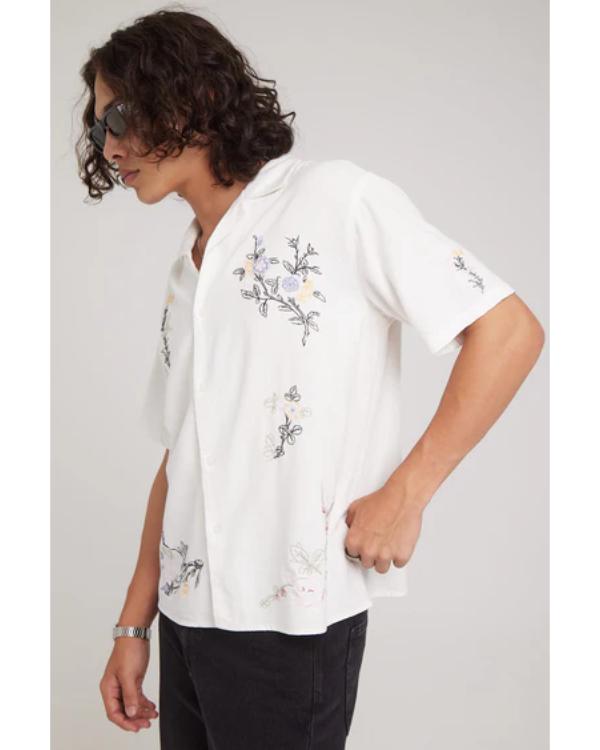 Neighbours 2025 Xavier Molyneux White Resort Shirt Clanton Jacket