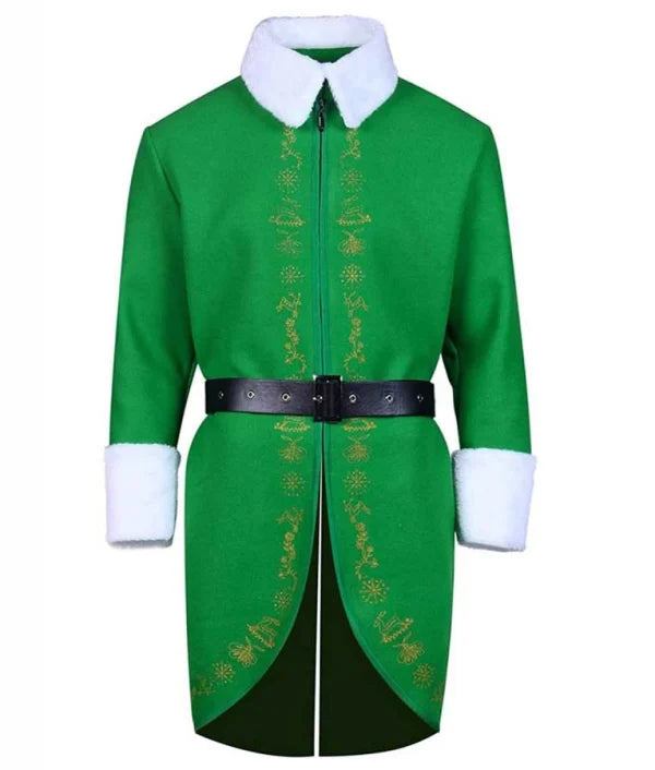 Buddy The Elf Green Christmas Coat