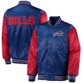 Buffalo Bills Enforcer Full-Snap Satin Varsity Jacket
