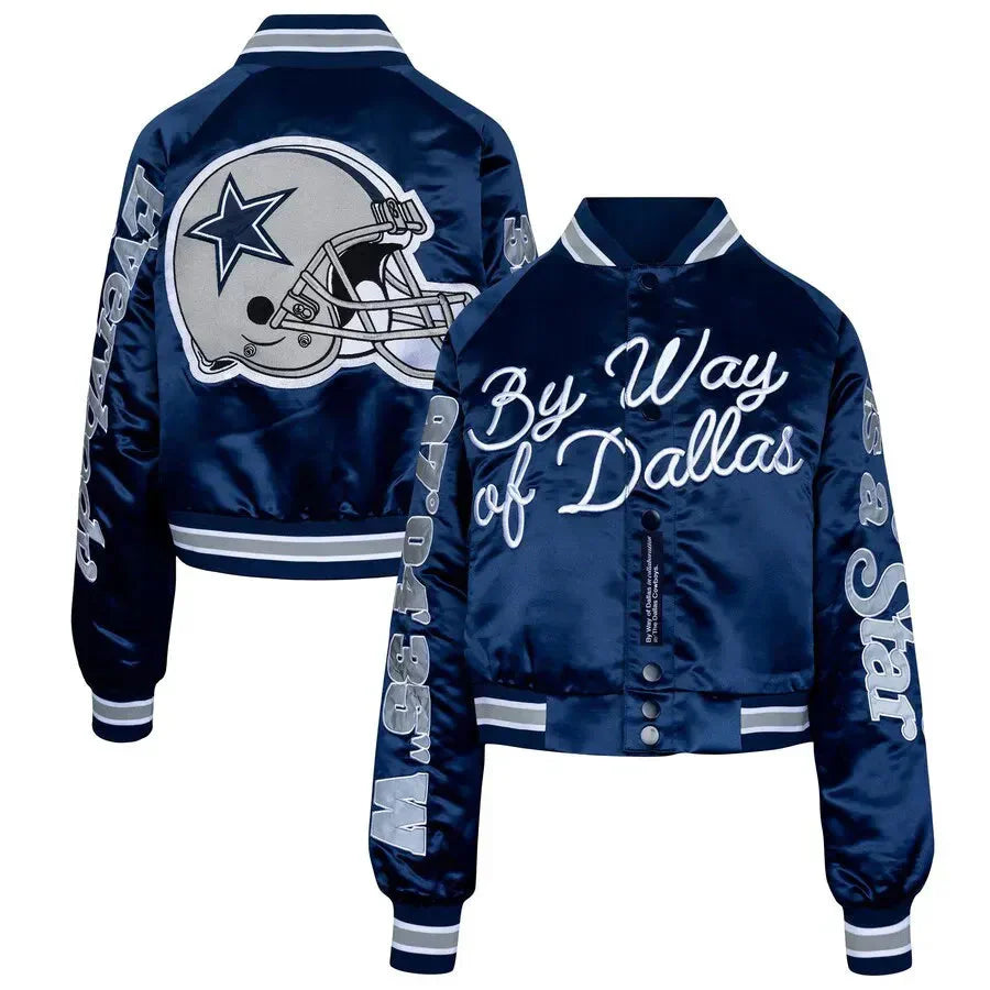 By Way of Dallas Varsity Jacket Clanton Jacket