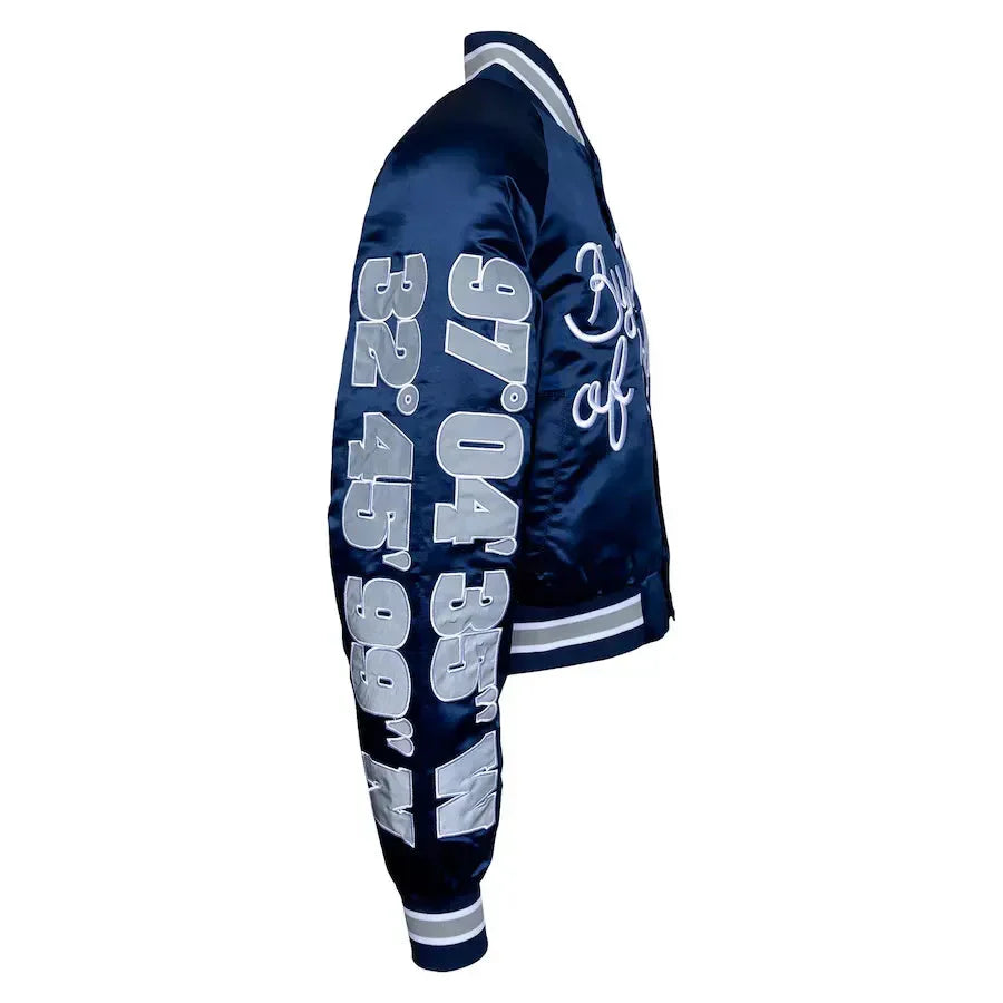 By Way of Dallas Varsity Jacket Clanton Jacket