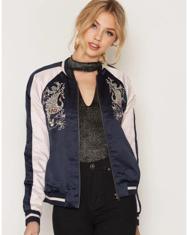CBS Mornings 2025 Dana Jacobson Embroidered Bomber Jacket
