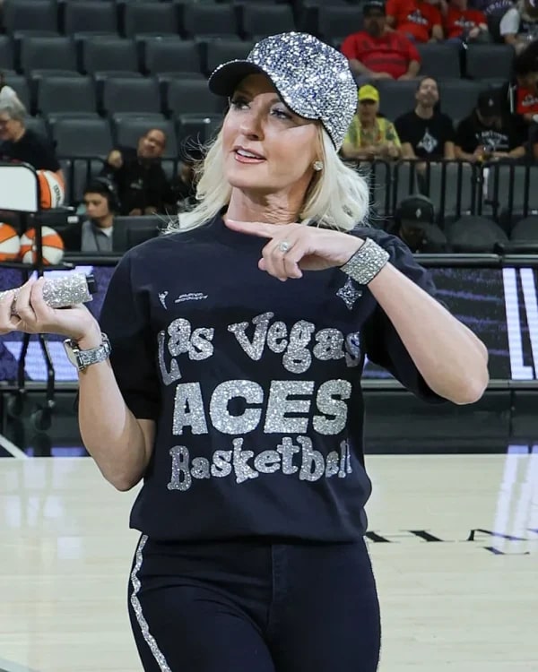 CJ Simpson Las Vegas Aces Basketball T-Shirt Clanton Jacket