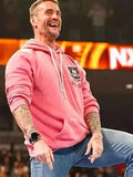 CM Punk Pink Hoodie