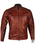 Cafe Racer Leather Jacket Clanton Jacket