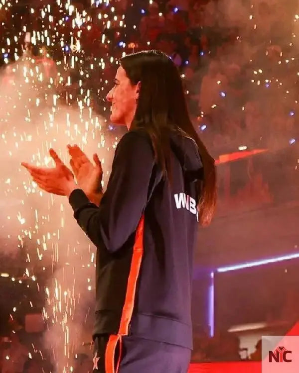 Caitlin Clark AT&T WNBA All-Star Game 2025 Jacket Clanton Jacket