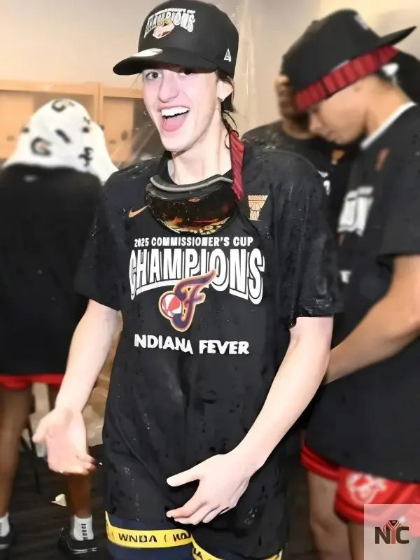 Caitlin Clark WNBA Commissioner’s Cup 2025 Champions T-Shirt Clanton Jacket