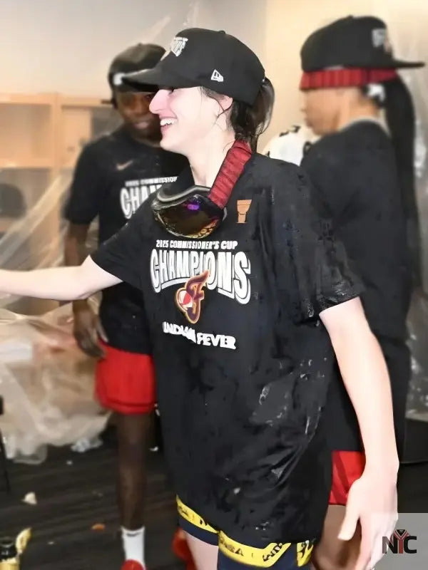 Caitlin Clark WNBA Commissioner’s Cup 2025 Champions T-Shirt Clanton Jacket