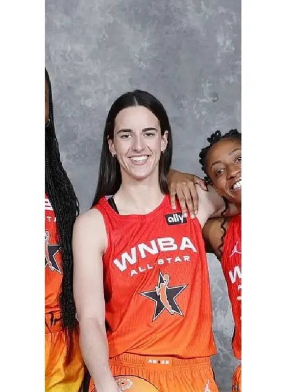 Caitlin Clark AT&T WNBA All-Star Game 2025 Jersey Clanton Jacket