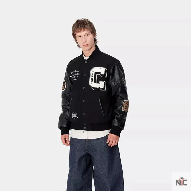 Carhartt Brown Ducks Bomber Jacket Clanton Jacket