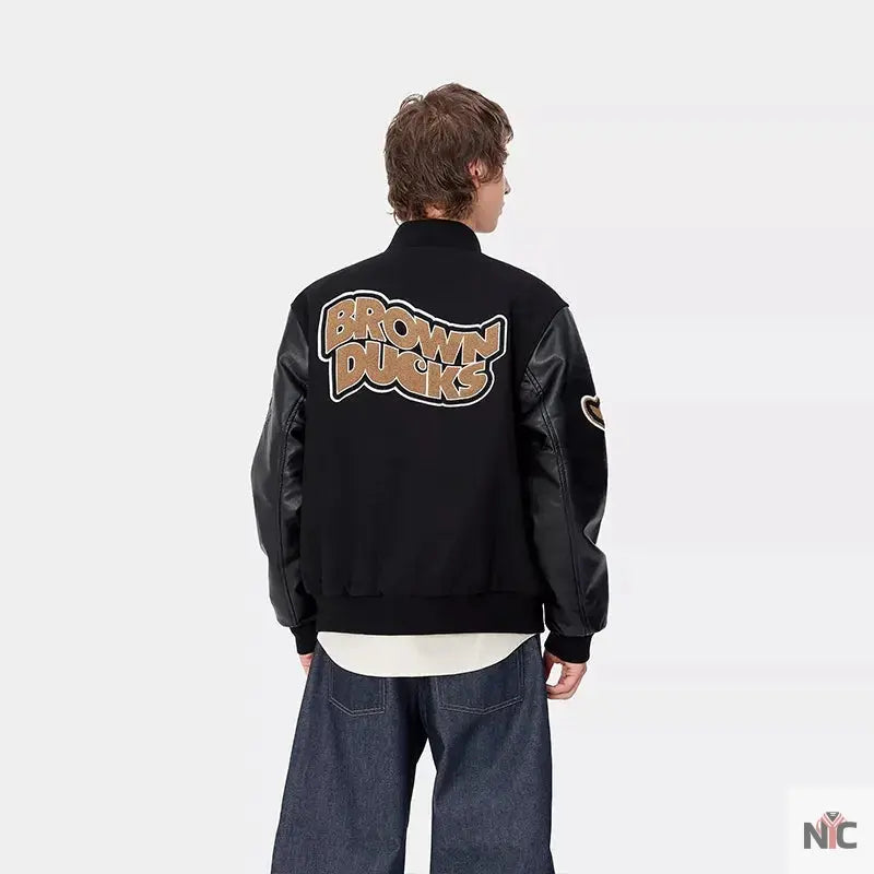 Carhartt Brown Ducks Bomber Jacket Clanton Jacket