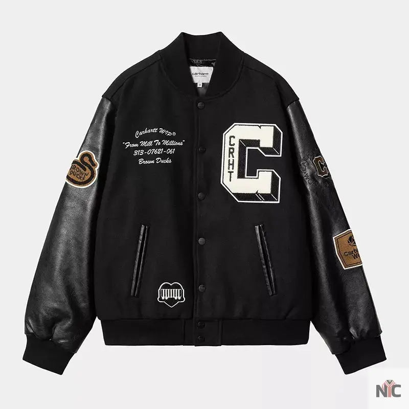 Carhartt Brown Ducks Bomber Jacket Clanton Jacket