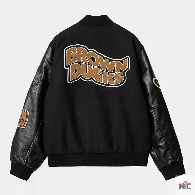 Carhartt Brown Ducks Bomber Jacket Clanton Jacket