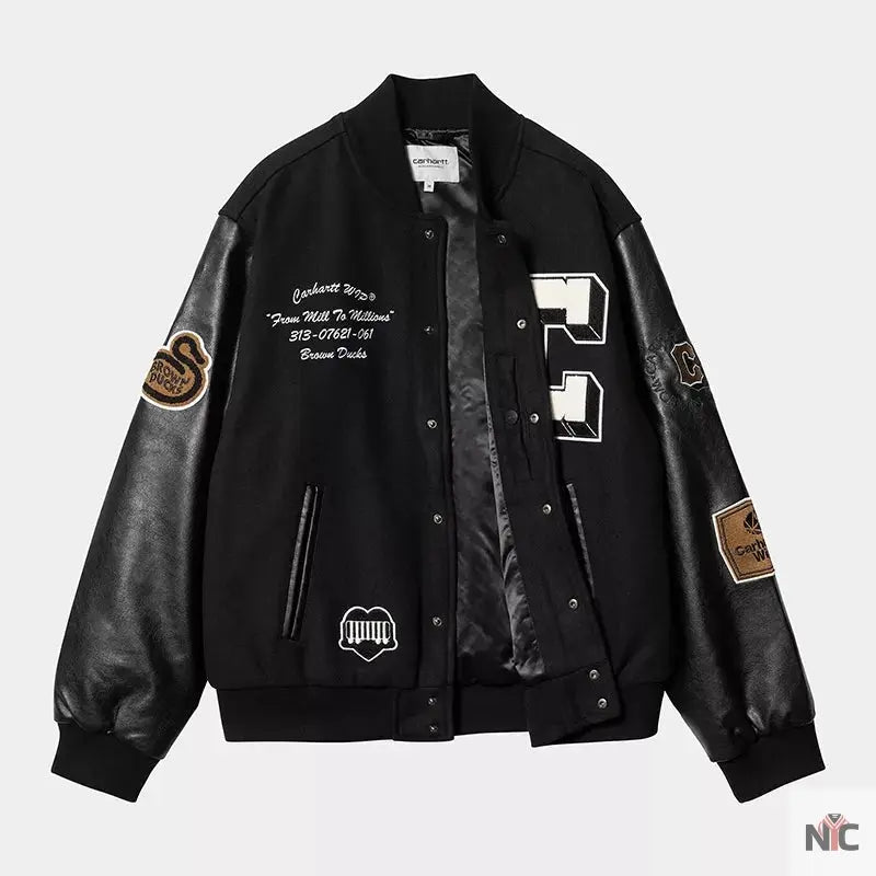 Carhartt Brown Ducks Bomber Jacket Clanton Jacket