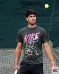 Carlos Alcaraz Wimbledon Championships 2025 Grey T-Shirt Clanton Jacket