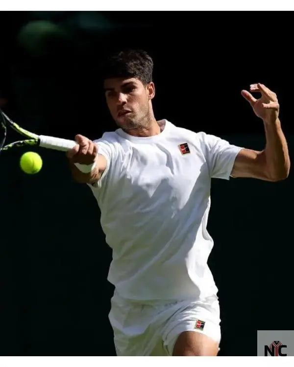Carlos Alcaraz Wimbledon Championships 2025 T-Shirt Clanton Jacket