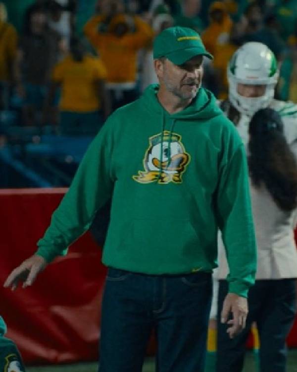 Chad Powers John Castle Green Graphic Hoodie
