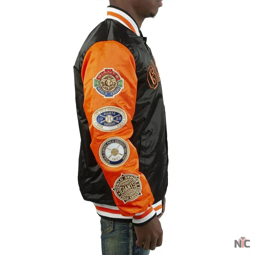 Champs Patches San Francisco Giants Satin Jacket Clanton Jacket