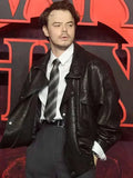 Charlie Heaton Stranger Things S05 UK Special Screening Leather Jacket