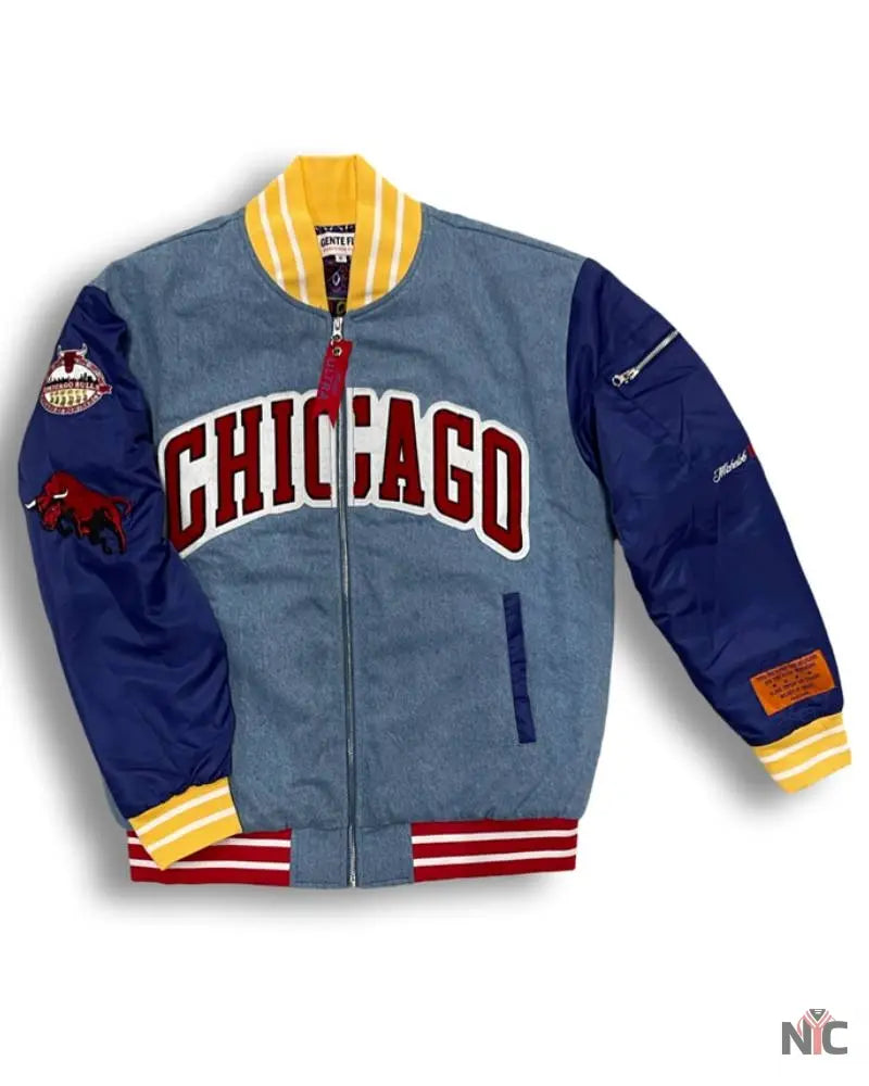 Chicago Bulls Collab Bomber 2024 Clanton Jacket