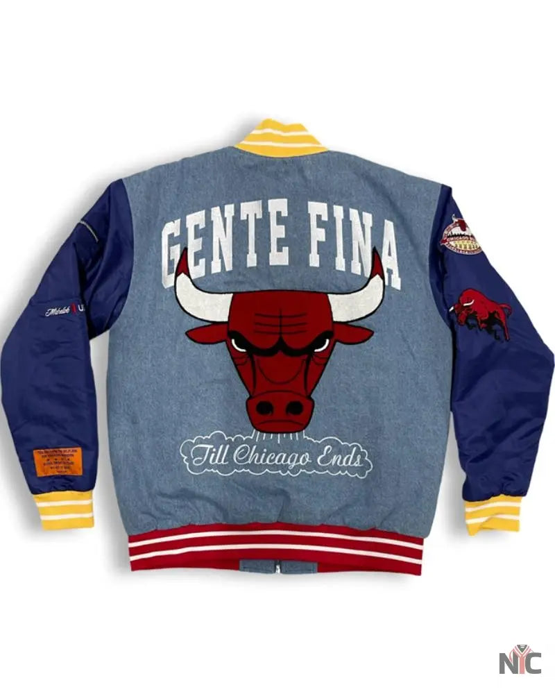 Chicago Bulls Collab Bomber 2024 Clanton Jacket