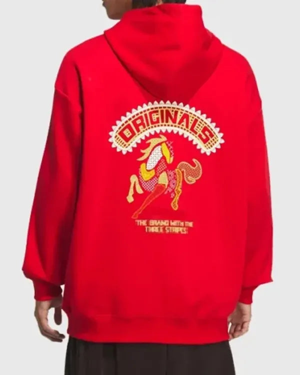 Chinese New Year 2026 Red Hoodie