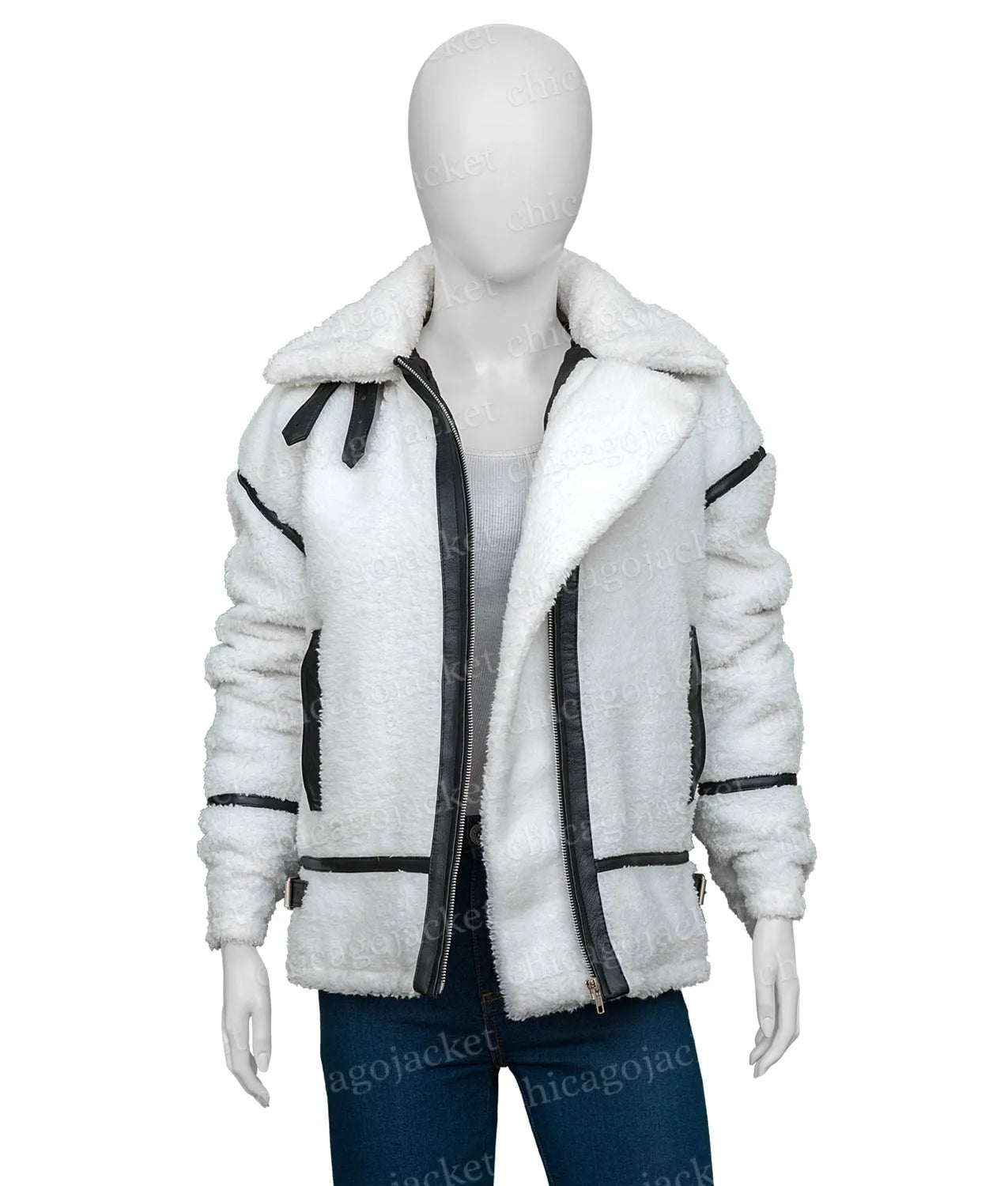 Christina In The Country S02 Christina Hall White Sherpa Jacket