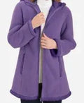 Christmas Fleece Hooded Coat