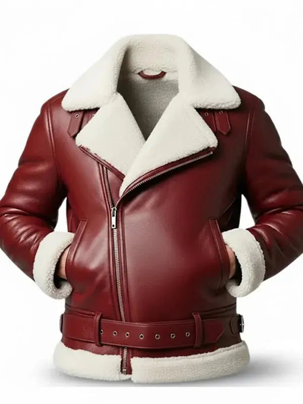 Christmas Santa Shearling Jacket – Festive Winter Style
