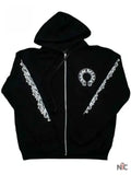 Chrome Hearts Black Fleece Hoodie Clanton Jacket
