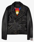 Chrome Hearts Hermès Lined JJ Dean Leather Jacket Clanton Jacket
