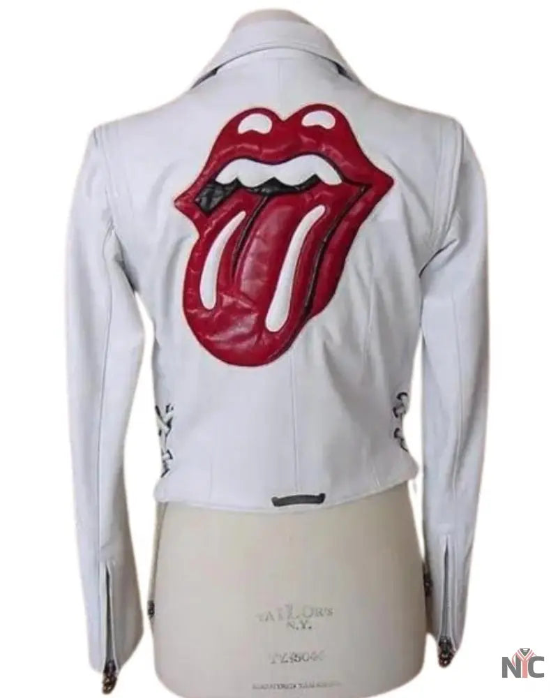 Chrome Hearts Limited Edition Rolling Stones Leather Jacket Clanton Jacket