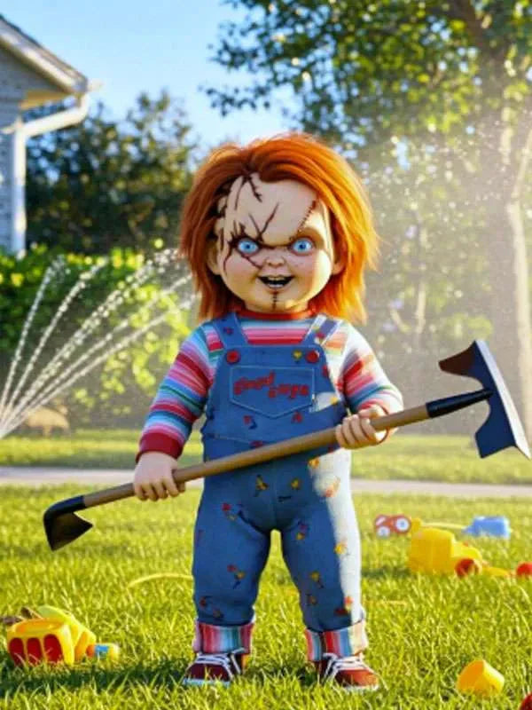 Chucky Costume Jumpsuit Shopotiny