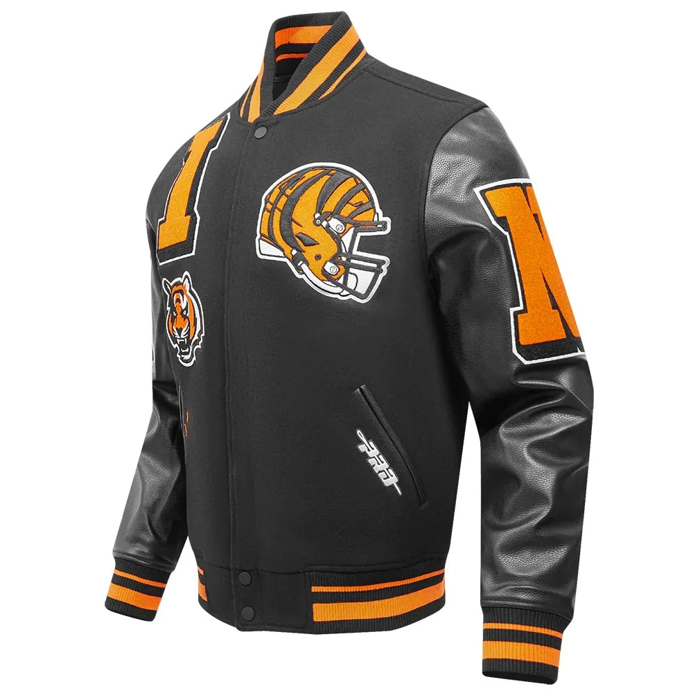 Cincinnati Bengals Mashup Varsity Jacket