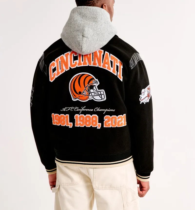 Cincinnati Bengals Varsity Bomber Jacket