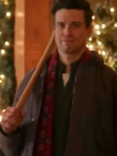 Clayton James The Christmas Retreat Grey Jacket