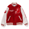 Coca Cola Red And White Wool Varsity Jacket Clanton Jacket