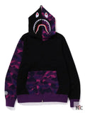 Color Camo Shark Full Zip Hoodie Clanton Jacket